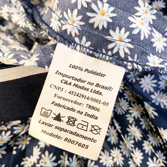 ISABELA CAPETO PARA C&A Pleated Daisy Print Skirt - Picture 6 of 6